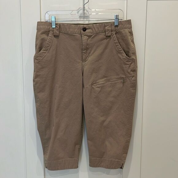 Duluth Trading Co. tan capri pants - Picture 1 of 6